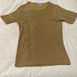 Clio vintage gold shirt